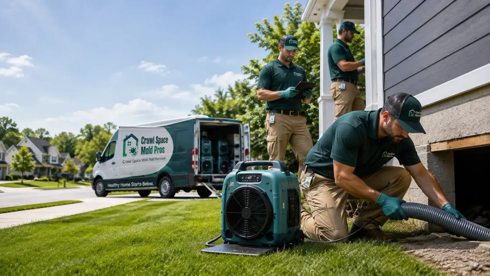 Crawl Space Mold Removal in Marysville, KS